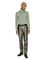 Tailored sequined pants - | Dolce & Gabbana