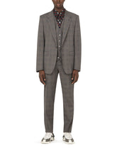 Wool glen plaid pants - | Dolce & Gabbana