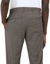Wool glen plaid pants - | Dolce & Gabbana