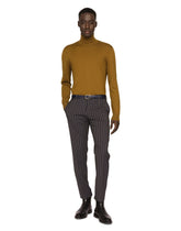 Pinstripe virgin wool pants - | Dolce & Gabbana