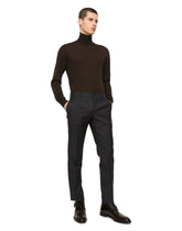 Pinstripe virgin wool pants - | Dolce & Gabbana