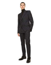 Pinstripe virgin wool pants - | Dolce & Gabbana