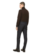 Pinstripe virgin wool pants - | Dolce & Gabbana