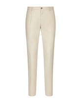 Tailored virgin wool pants - | Dolce & Gabbana