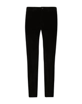 Cotton velvet pants - | Dolce & Gabbana