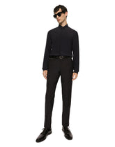 Wool tuxedo pants - | Dolce & Gabbana