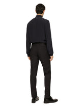 Wool tuxedo pants - | Dolce & Gabbana