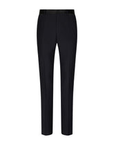 Wool tuxedo pants - | Dolce & Gabbana