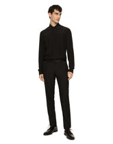Wool tuxedo pants - | Dolce & Gabbana