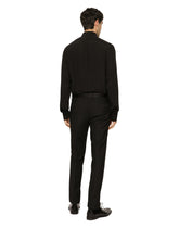 Wool tuxedo pants - | Dolce & Gabbana