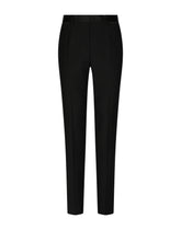 Wool tuxedo pants - | Dolce & Gabbana