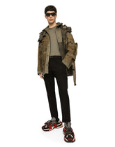 Stretch cotton cargo pants - | Dolce & Gabbana