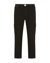 Stretch cotton cargo pants - | Dolce & Gabbana
