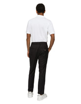 Wool jogging pants with tag - | Dolce & Gabbana