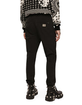 Stretch technical fabric jogging pants - | Dolce & Gabbana