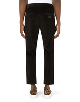 Stretch cotton jogging pants - | Dolce & Gabbana