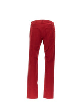 Solid-coloured stretch cotton trousers - | Dolce & Gabbana