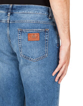 Washed light blue regular-fit jeans - | Dolce & Gabbana