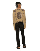 Overdyed regular fit jeans with subtle abrasions - | Dolce & Gabbana