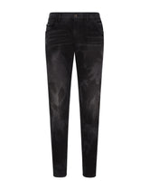 Regular-fit gray denim jeans - | Dolce & Gabbana
