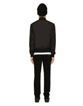 Regular-fit stretch jeans with print and DGVIB3 patch - | Dolce & Gabbana