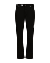 Regular-fit stretch jeans with print and DGVIB3 patch - | Dolce & Gabbana