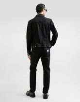 Regular-fit cotton jeans with tag - | Dolce & Gabbana
