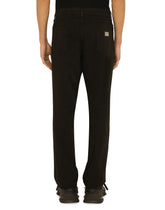 REGULAR GARMENT-DYED PANTS - | Dolce & Gabbana