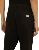 REGULAR GARMENT-DYED PANTS - | Dolce & Gabbana