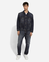 Loose blue denim jeans - | Dolce & Gabbana