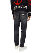 Loose blue denim jeans - | Dolce & Gabbana