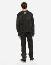 Loose overdyed patchwork denim jeans - | Dolce & Gabbana