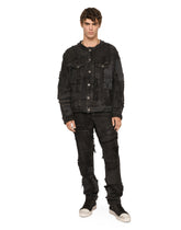 Loose overdyed patchwork denim jeans - | Dolce & Gabbana