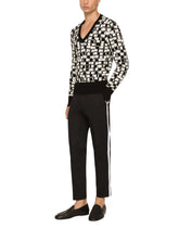 Solid-coloured cotton trousers - | Dolce & Gabbana