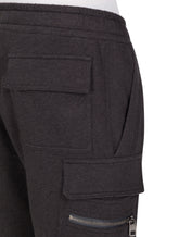 Jersey jogging pants with branded plate - | Dolce & Gabbana