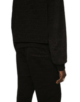 Jogging pants with flocked Dolce&Gabbana logo - | Dolce & Gabbana