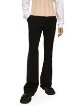 Flared wool pants - | Dolce & Gabbana