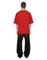 Oversize wide-leg washed jeans with DGVIB3 print - | Dolce & Gabbana