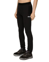 Technical jersey leggings with DGVIB3 print - | Dolce & Gabbana