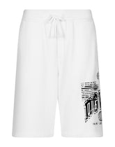 Jersey jogging shorts with DGVIB3 print and logo - | Dolce & Gabbana