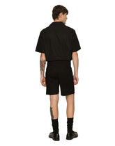 Coin detail stretch cotton twill Bermuda shorts - | Dolce & Gabbana