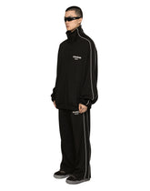 Triacetate jogging pants with DGVIB3 patch - | Dolce & Gabbana
