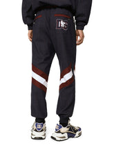 Checked wool jogging pants with DG patch - | Dolce & Gabbana