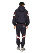 Checked wool jogging pants with DG patch - | Dolce & Gabbana