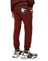 Cotton jogging pants with DG patch - | Dolce & Gabbana