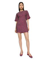 Short tweed fit-and-flare dress - | Dolce & Gabbana