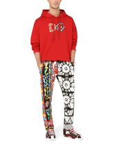 Jersey sweatshirt with DG patch - | Dolce & Gabbana