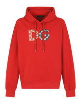 Jersey sweatshirt with DG patch - | Dolce & Gabbana