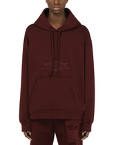 Hoodie with DG patch and embroidery - | Dolce & Gabbana