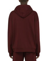 Hoodie with DG patch and embroidery - | Dolce & Gabbana
